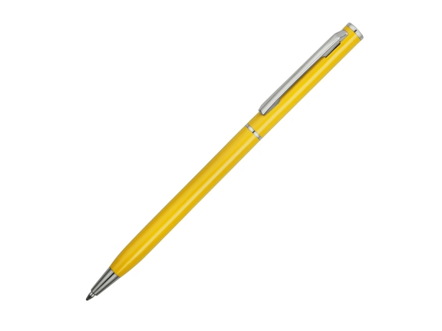 Ручка металлическая шариковая Атриум, желтый фото 1
