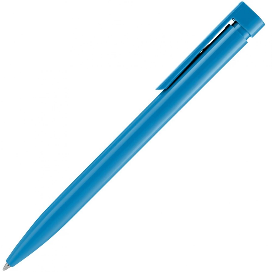 Ручка шариковая Liberty Polished, голубая фото 3