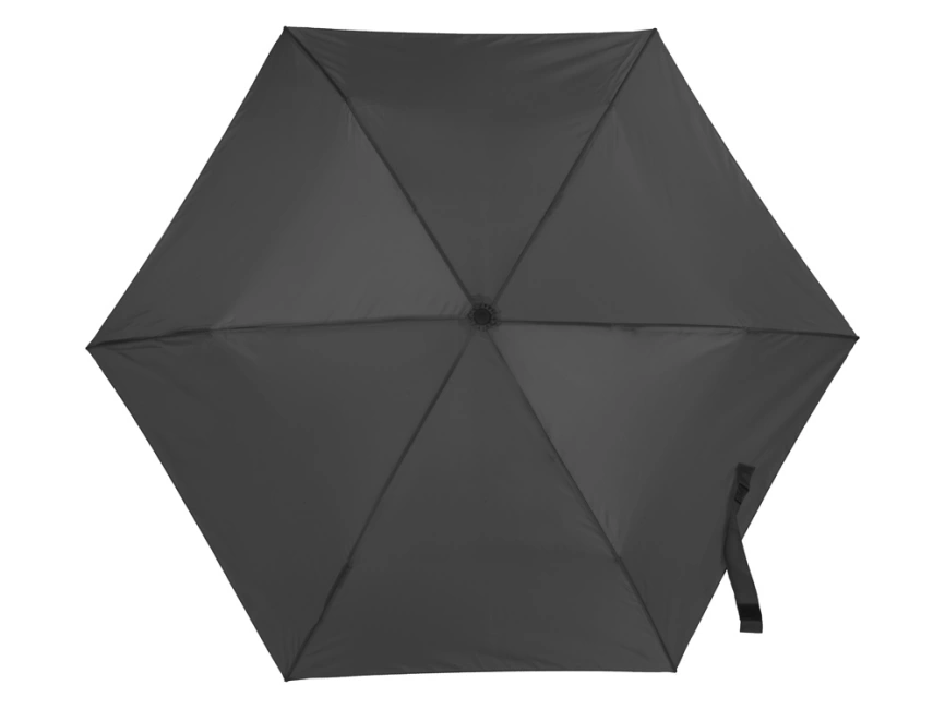 Складной компактный механический зонт Super Light, серый фото 4