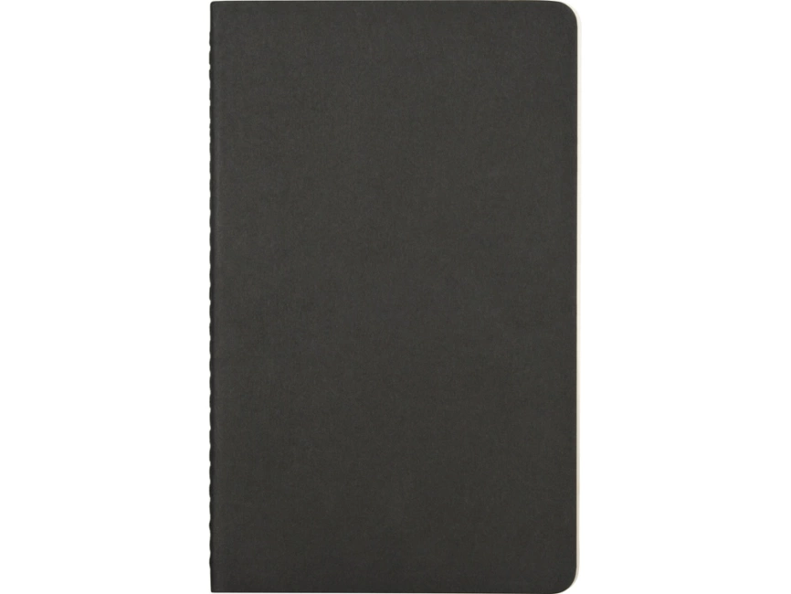 Записная книжка Moleskine Cahier (нелинованный, 3 шт.), Large (13х21см), черный фото 6