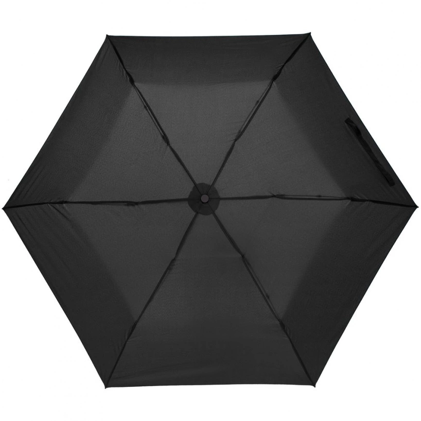 Зонт складной Luft Trek, черный фото 2