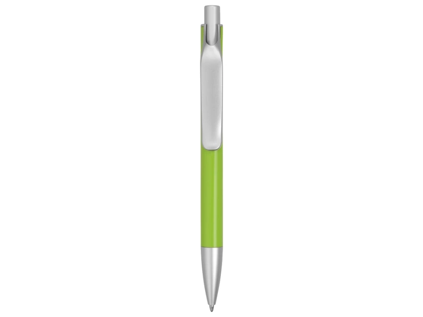 Ручка металлическая шариковая Large, зеленое яблоко/серебристый фото 2