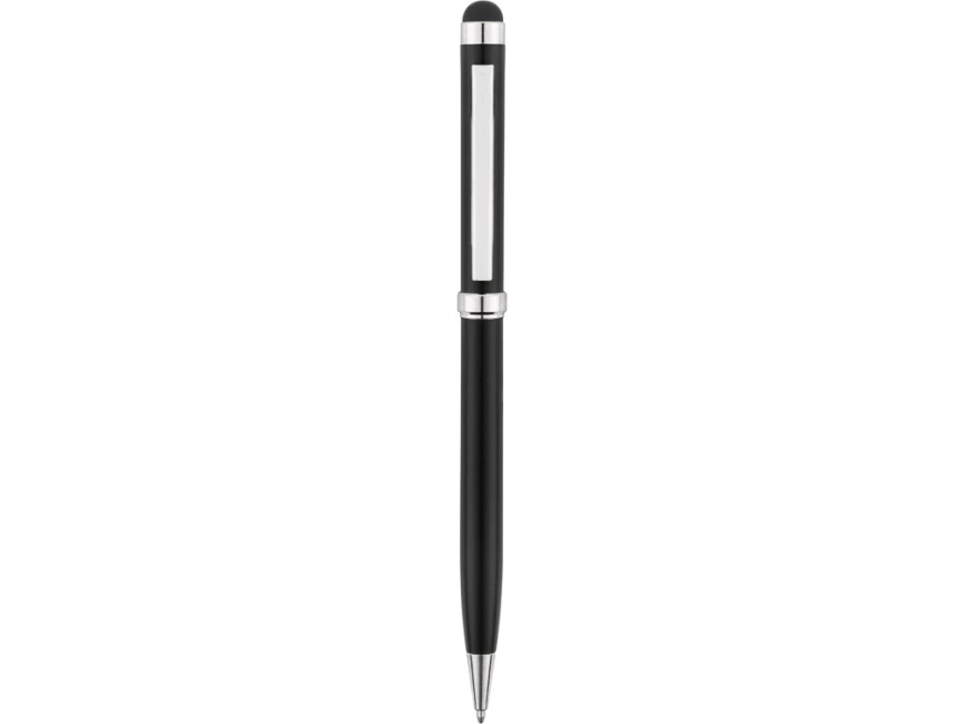 Ручка шариковая Silver Soi, металл, черный фото 2