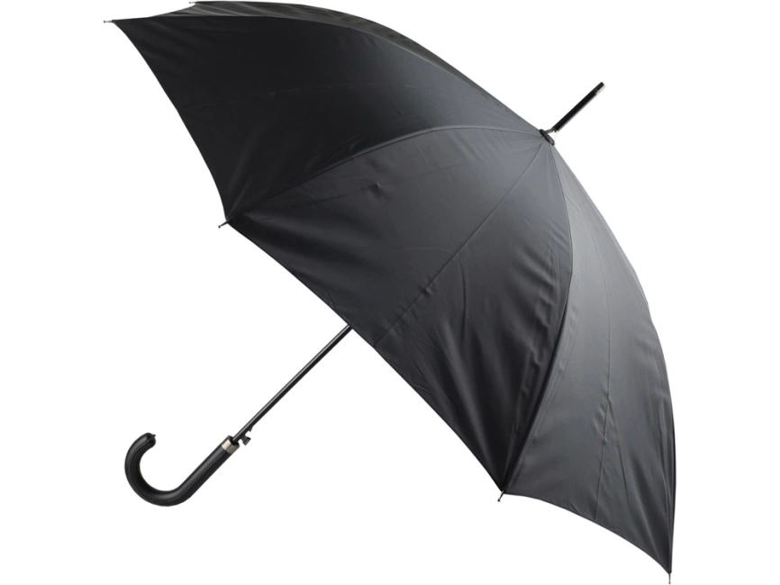 Зонт-трость полуавтомат Алтуна, черный фото 1