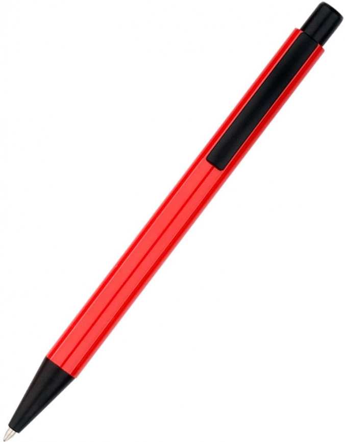 Ручка металлическая Deli, красная фото 2