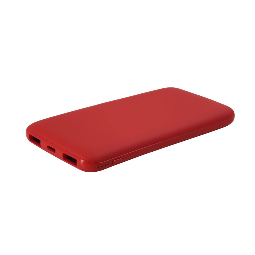 Внешний аккумулятор Bplanner Power 2 ST, софт-тач, 10000 mAh (Красный) фото 1