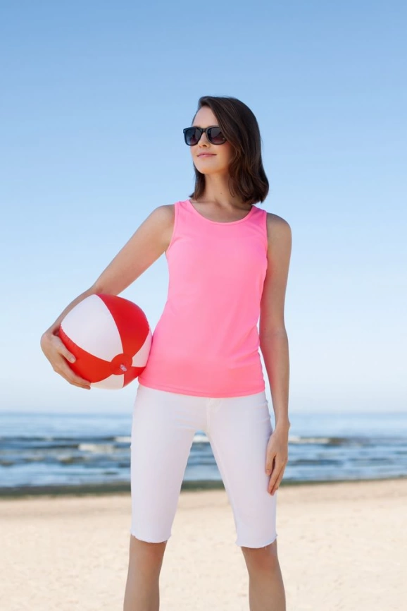 Надувной пляжный мяч Jumper, синий с белым, уценка фото 2