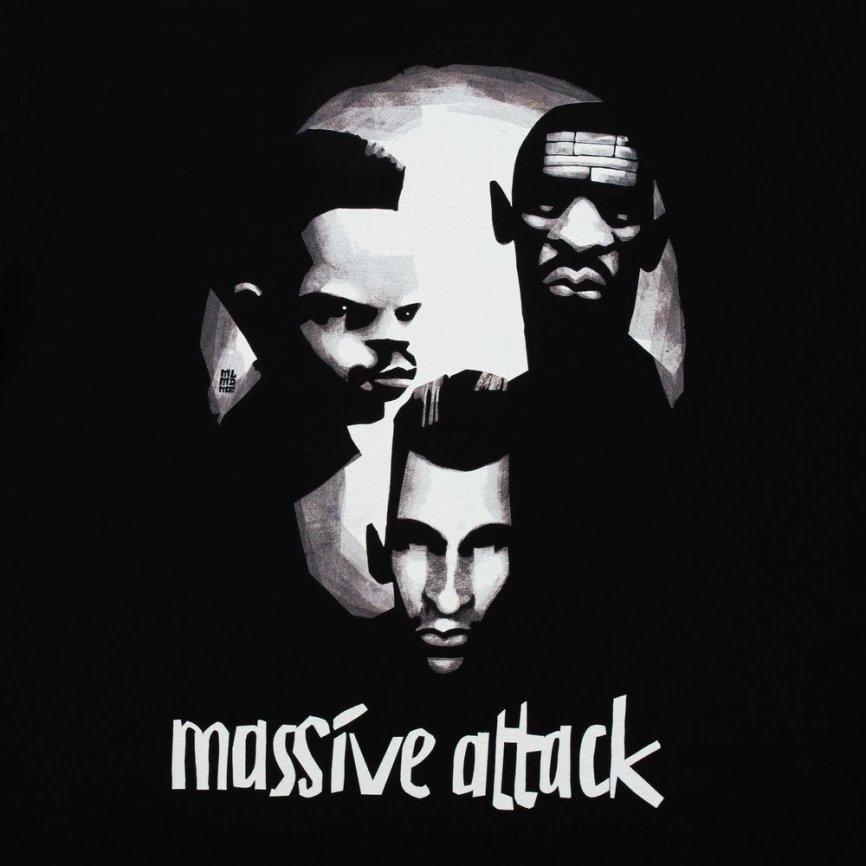 Футболка «Меламед. Massive Attack», черная, размер M фото 3