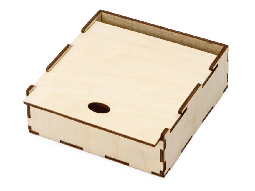 Деревянная подарочная коробка, 122 х 45 х 122 мм фото 2