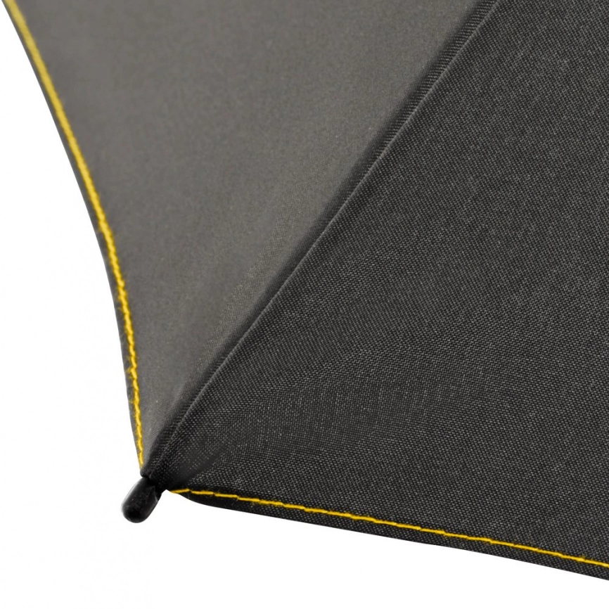Зонт складной AOC Mini с цветными спицами, желтый фото 6