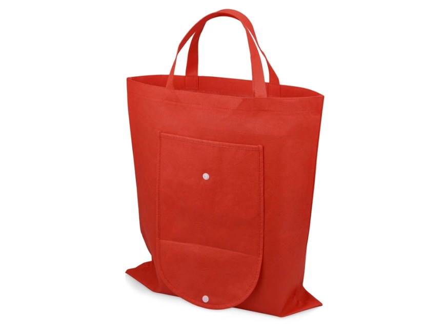 Складная сумка Maple из нетканого материала, красный фото 2