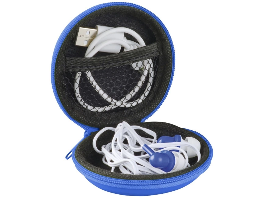 Органайзер для проводов, ярко-синий фото 2