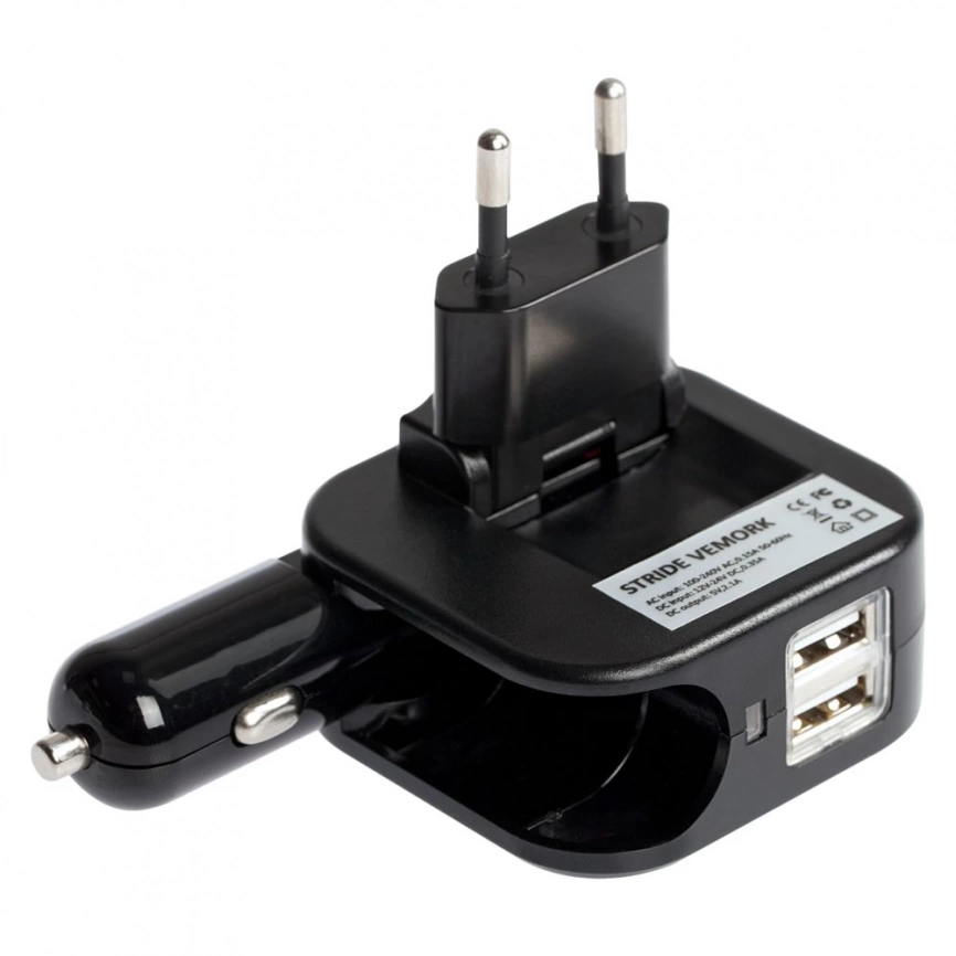 Зарядное устройство Vemork, черное фото 1