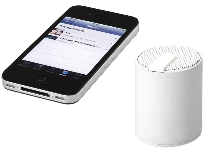 Колонка Naiad с функцией Bluetooth®, белый фото 3