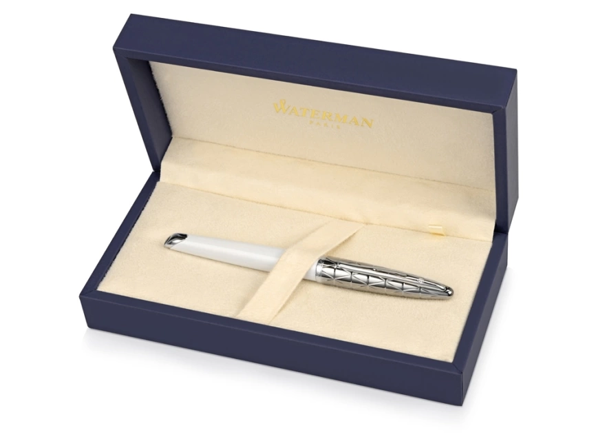 Ручка-роллер Waterman модель Carene Contemporary White ST фото 5