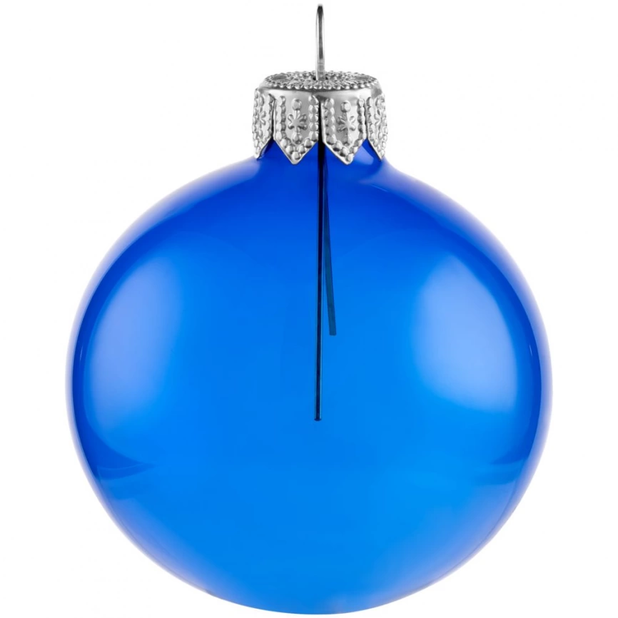 Елочный шар Gala Night в коробке, синий, 6 см фото 2