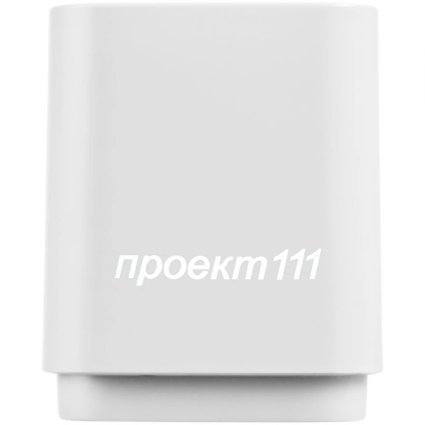 Беспроводная колонка с подсветкой логотипа Glim, белая фото 4