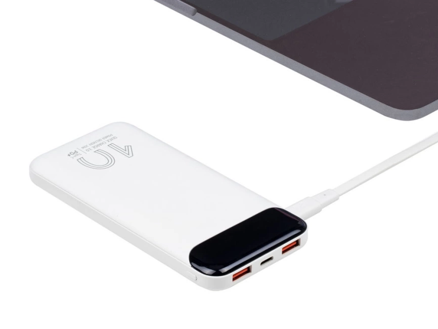 RIVACASE VA2540 (10 000mAh), QC/PD 20W внешний аккумулятор с дисплеем, белый 12/48 фото 12