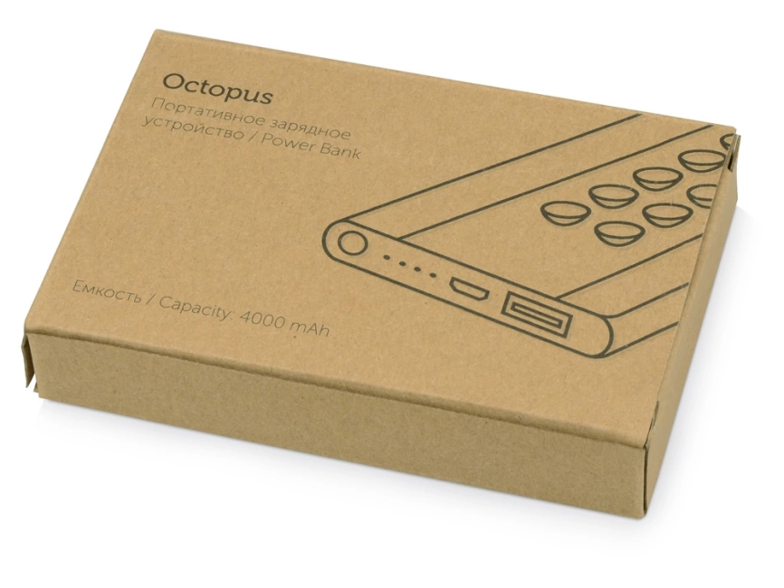 Портативное зарядное устройство Octopus, черный фото 7
