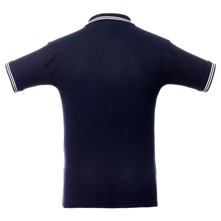 Рубашка поло Virma Stripes, темно-синяя, размер S фото 2