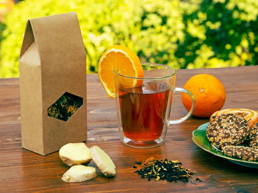 Чай Апельсин с имбирём чёрный, 70 г фото 7