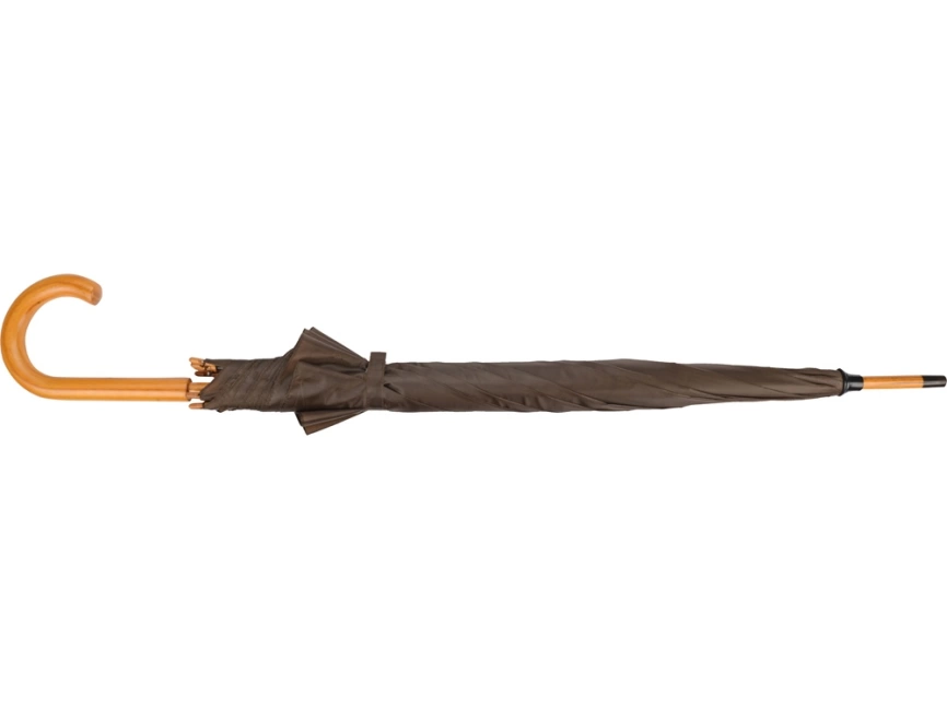 Зонт-трость Радуга, коричневый фото 4