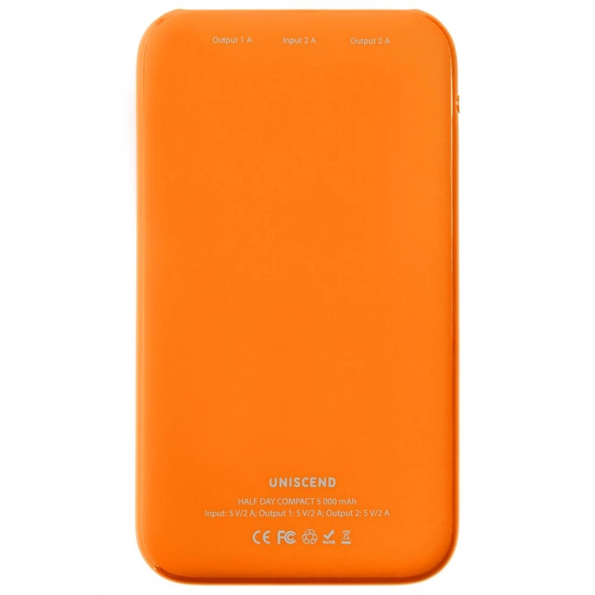 Внешний аккумулятор Uniscend Half Day Compact 5000 мAч, оранжевый фото 3