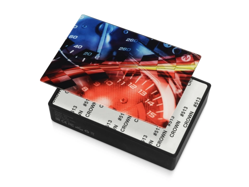 Портативная колонка Concept с полноцетной печатью, черный фото 1