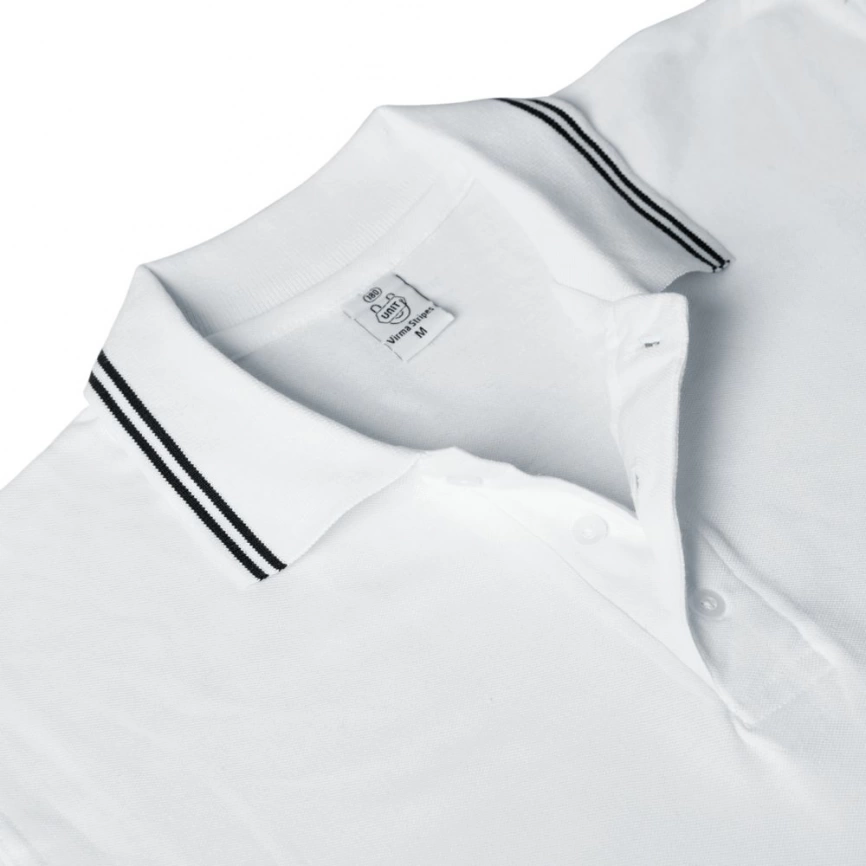 Рубашка поло Virma Stripes, белая, размер S фото 3