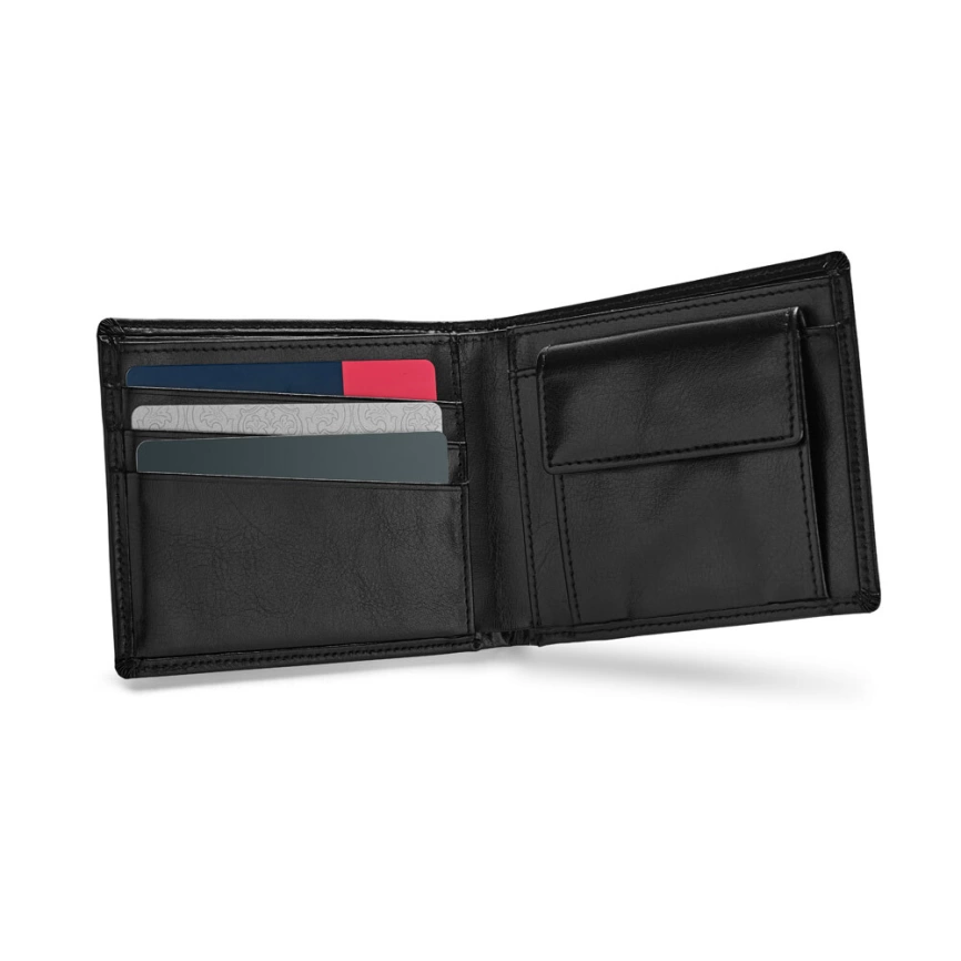 AFFLECK. Кожаный кошелек с замком RFID фото 2