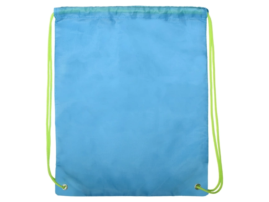 Рюкзак- мешок Clobber, голубой/зеленое яблоко фото 3
