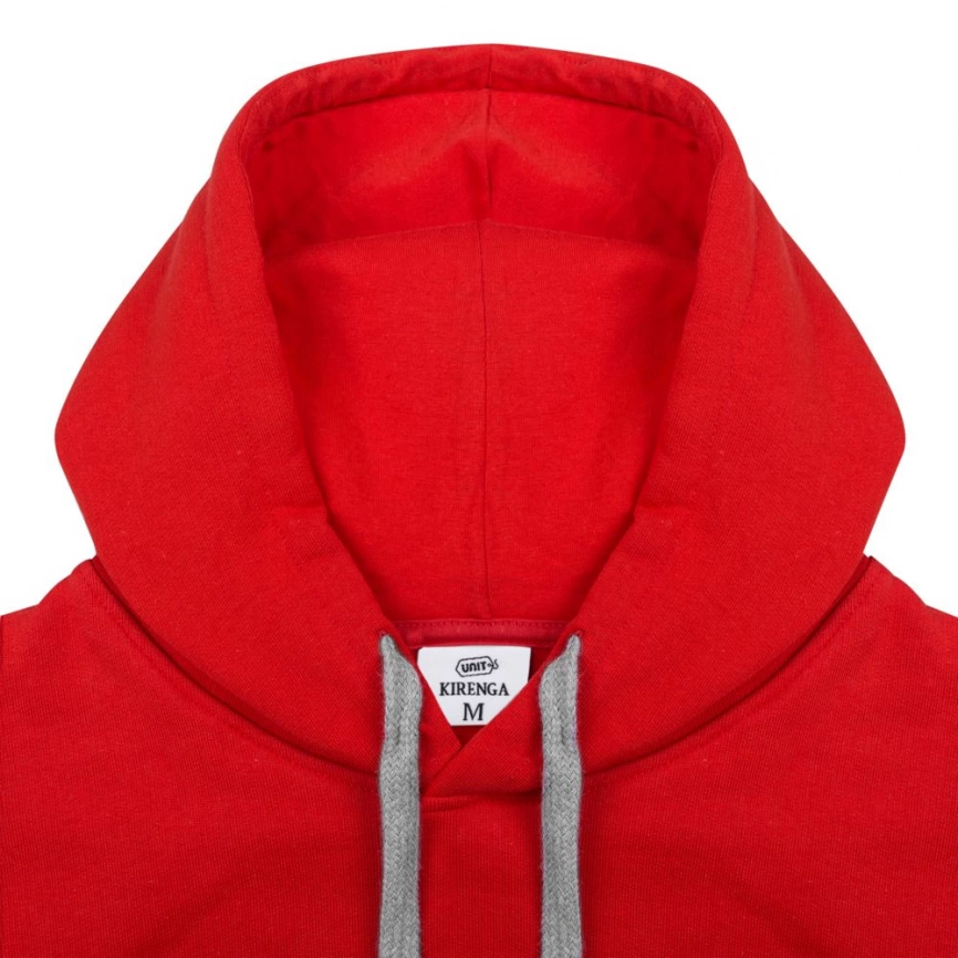 Толстовка с капюшоном Unit Kirenga красная, размер XL фото 4