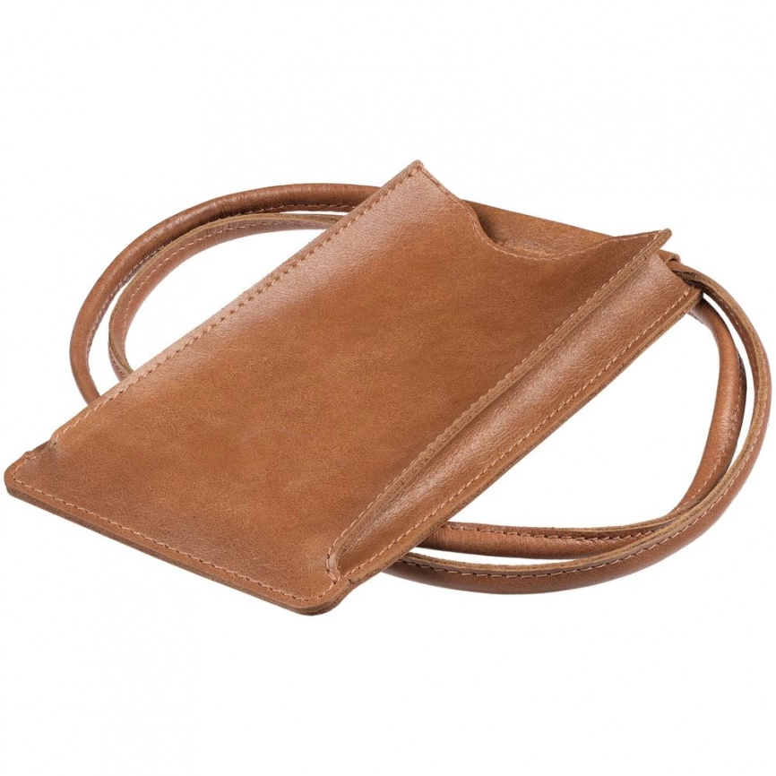 Сумочка для телефона Apache, светло-коричневая (camel) фото 1