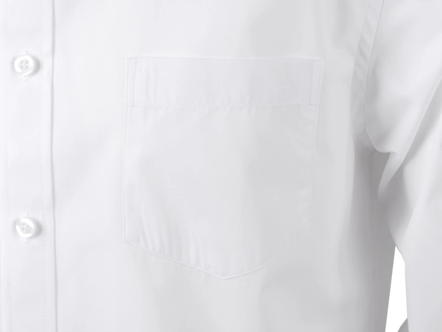 Рубашка Houston мужская с длинным рукавом, белый фото 4