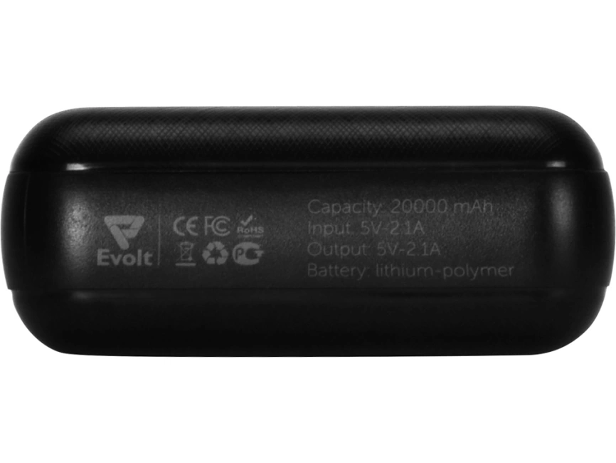Портативное зарядное устройство Elec, 20000 mAh, черный фото 7