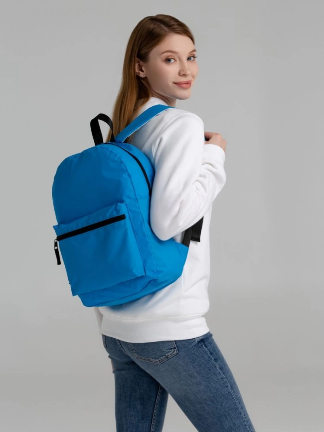 Рюкзак Manifest Color из светоотражающей ткани, синий фото 7