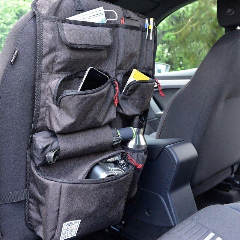 Органайзер на спинку сиденья Business Car Organizer, серый фото 4
