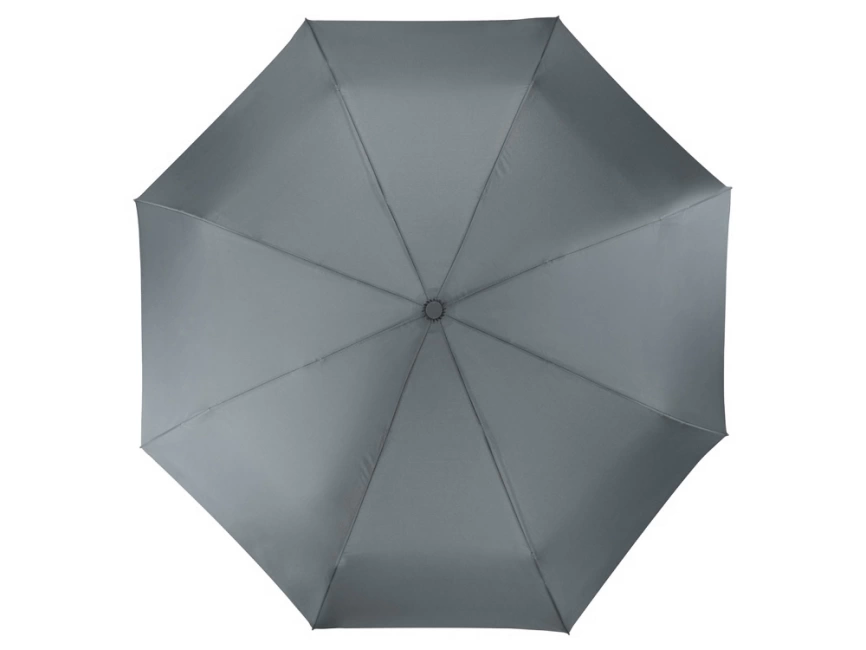 Зонт складной Irvine, полуавтоматический, 3 сложения, с чехлом, серый фото 6