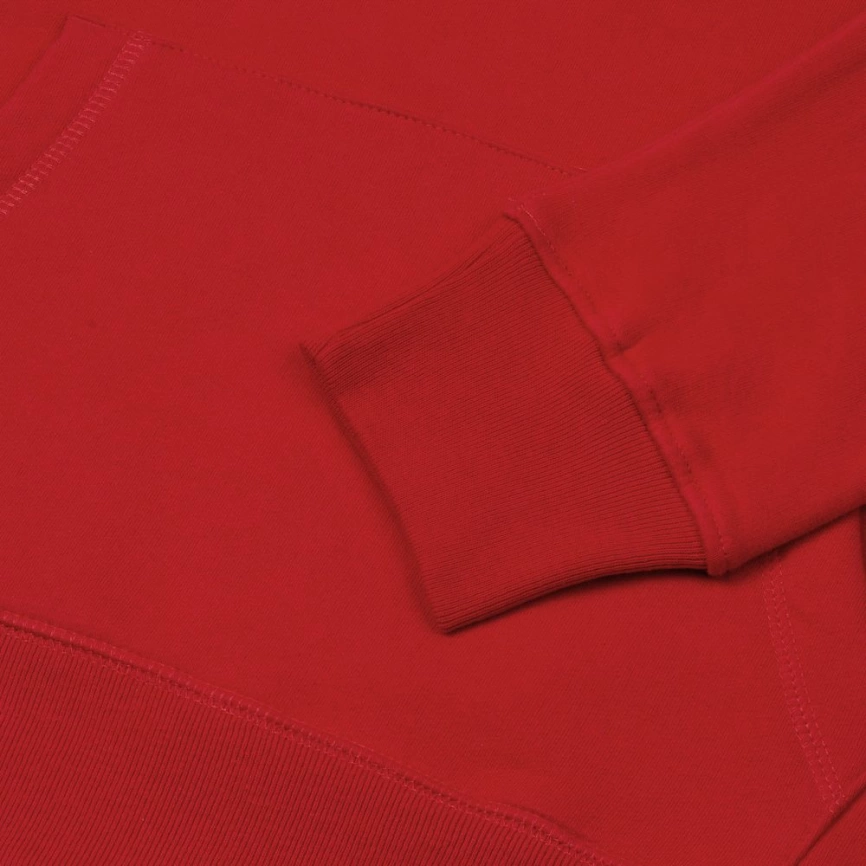 Толстовка с капюшоном унисекс Hoodie, красная, размер S фото 9