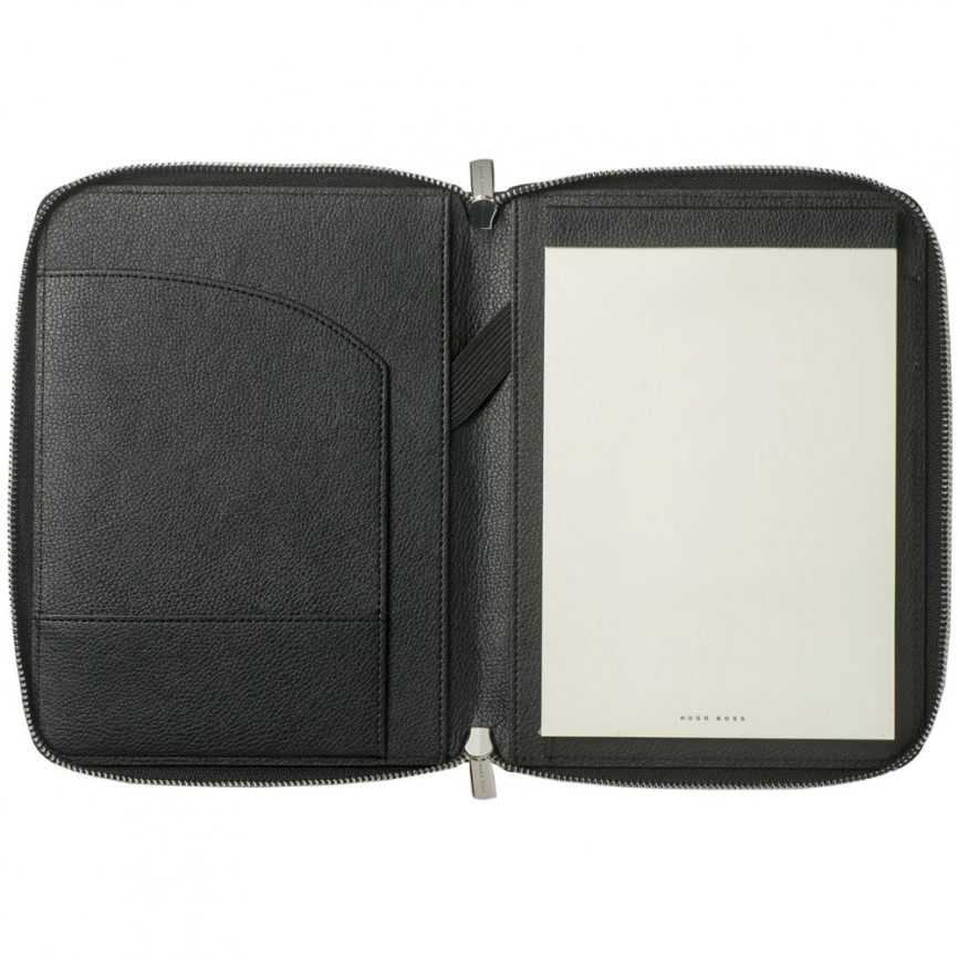 Набор Gear: папка с блокнотом и ручка, черный фото 3