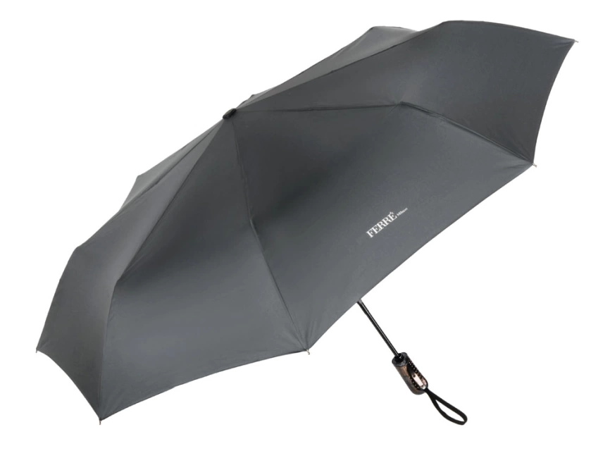 Зонт складной автоматичский Ferre Milano, серый фото 1