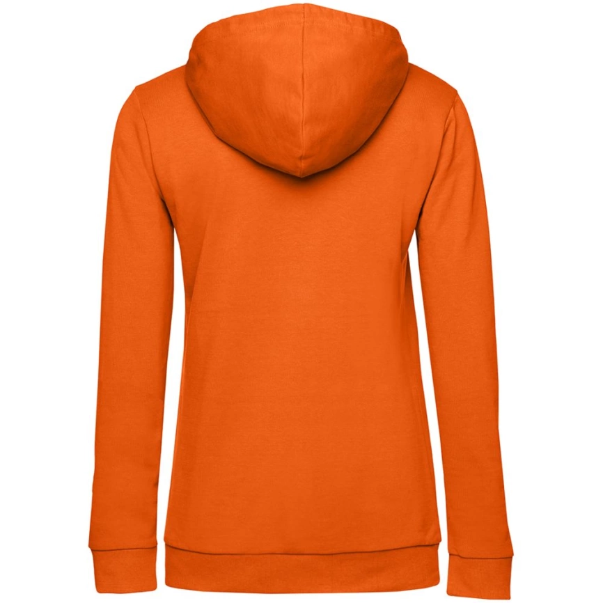 Толстовка с капюшоном женская Hoodie, оранжевая, размер XL фото 2