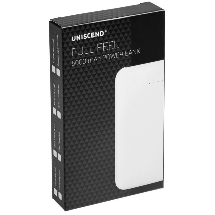 Внешний аккумулятор Uniscend Full Feel 5000 мАч, белый фото 9