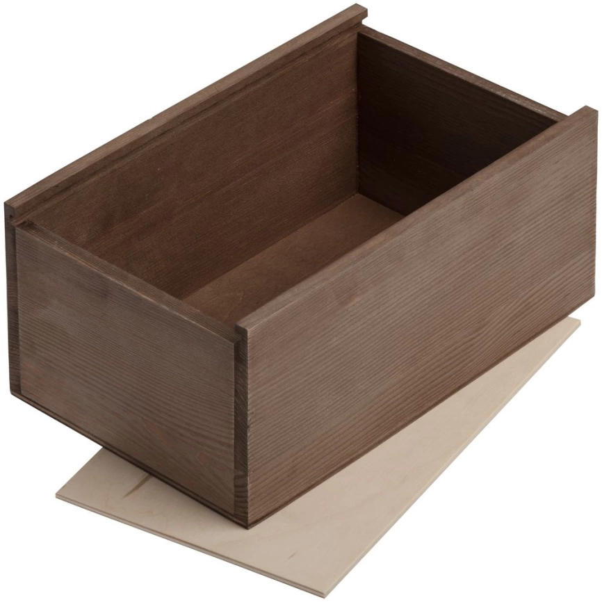 Деревянный ящик Boxy, малый, тонированный фото 2