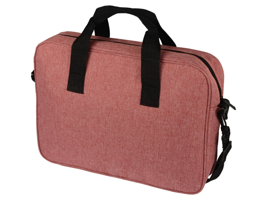 Сумка для ноутбука Wing с вертикальным наружным карманом, красный фото 4