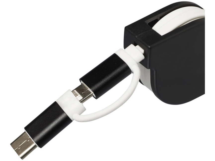 Набор кабелей Triple 3 в 1, черный фото 3