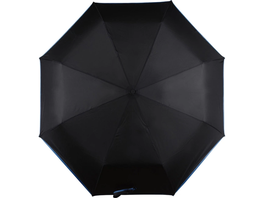 Зонт складной Уоки, черный/синий (Р) фото 4