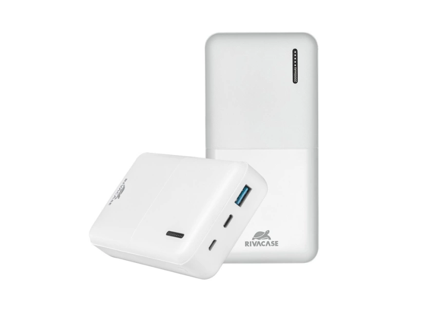 RIVACASE VA2571 (20000 мАч) QC/PD внешний аккумулятор, белый 12/24 фото 12