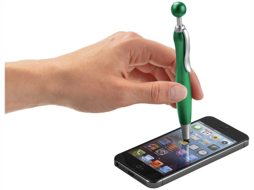 Ручка-стилус шариковая Naples, зеленый фото 2