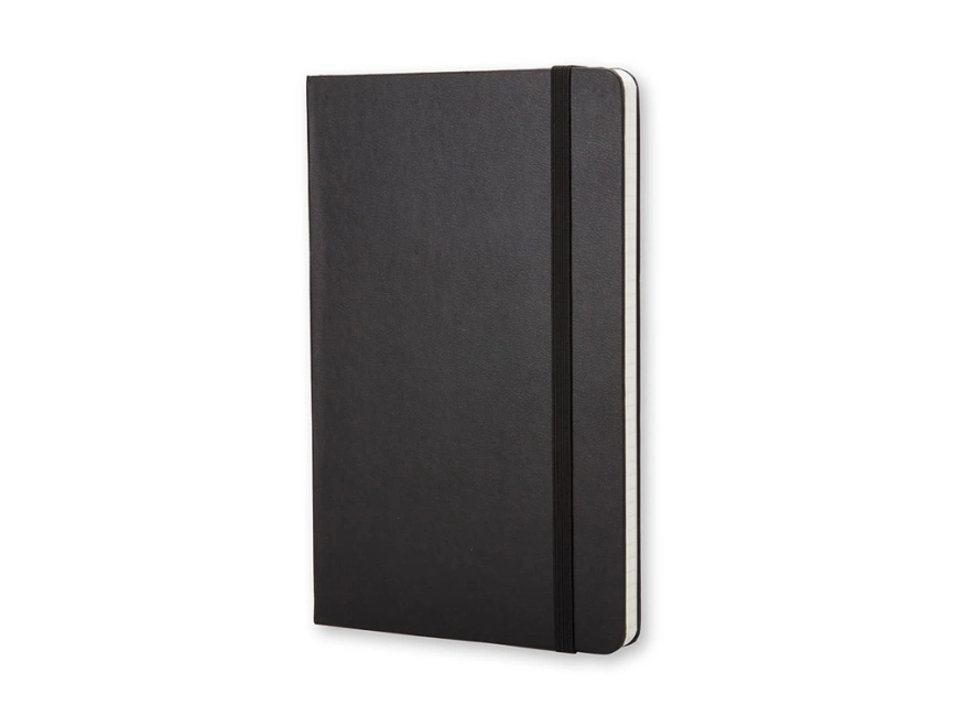 Записная книжка Moleskine Classic (в клетку) в твердой обложке, Large (13х21см), черный фото 5